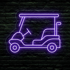 Golf Cart Neon Sign | Golf Cart Parking Outdoor LED Light - NEONXPERT