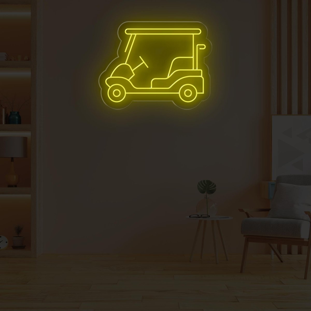 Golf Cart Neon Sign | Golf Cart Parking Outdoor LED Light - NEONXPERT