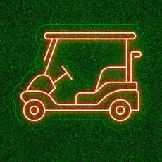 Golf Cart Neon Sign | Golf Cart Parking Outdoor LED Light - NEONXPERT