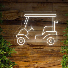 Golf Cart Neon Sign | Golf Cart Parking Outdoor LED Light - NEONXPERT