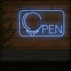 Golf Open Neon Sign for Enthusiastic Golf Spaces - NEONXPERT