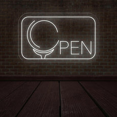 Golf Open Neon Sign for Enthusiastic Golf Spaces - NEONXPERT