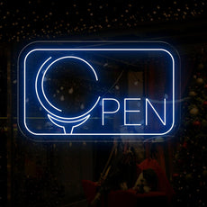 Golf Open Neon Sign for Enthusiastic Golf Spaces - NEONXPERT