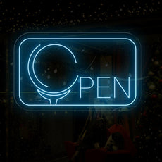 Golf Open Neon Sign for Enthusiastic Golf Spaces - NEONXPERT