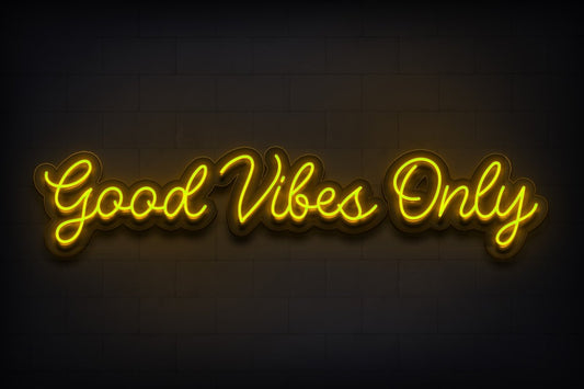 Good Vibes Only Neon Sign - NeonXpert