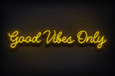 Good Vibes Only Neon Sign - NeonXpert