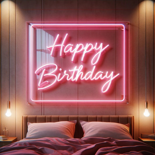 Happy Birthday LED Neon Sign – Make Every Birthday Glow - NeonXpert