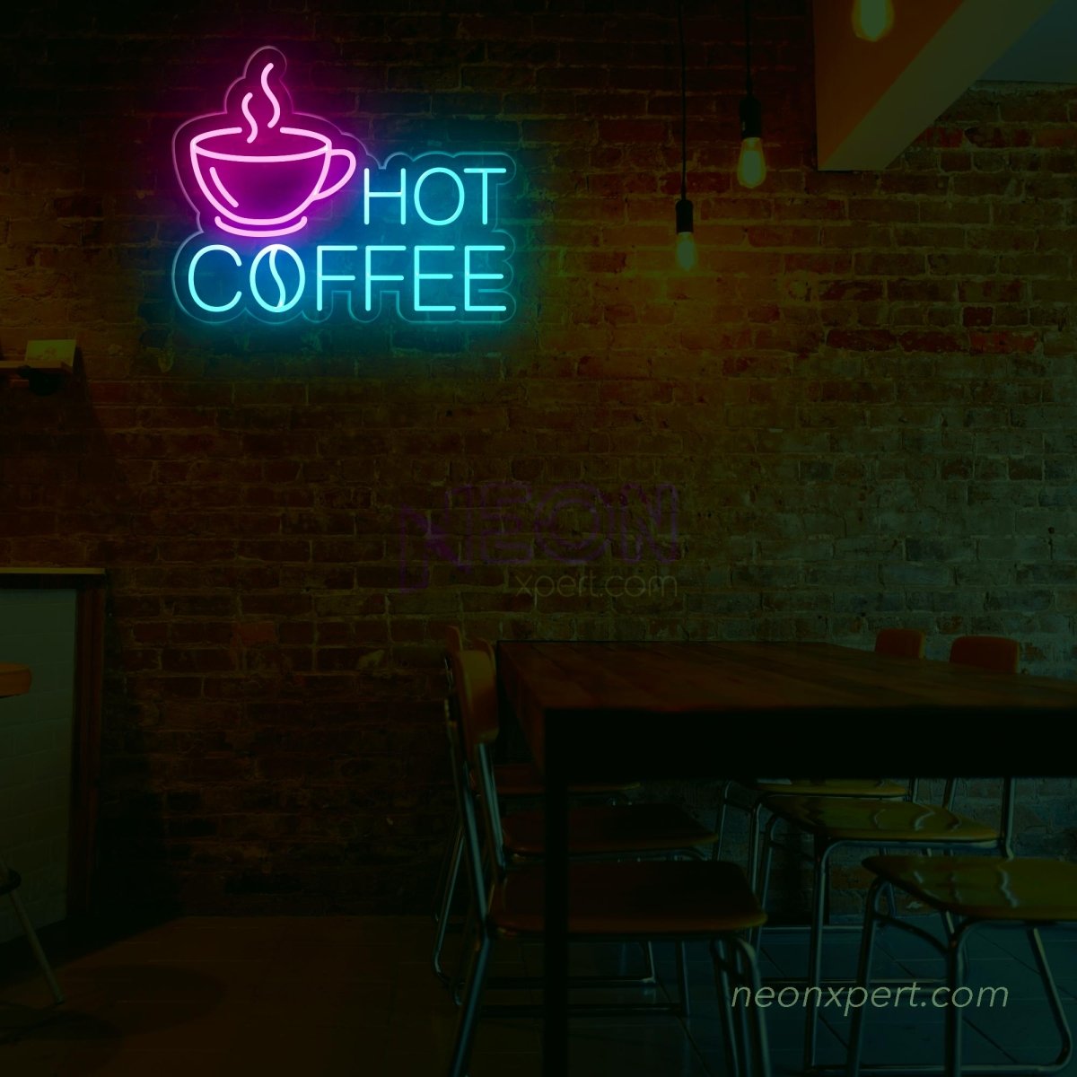 Hot Coffee Neon Sign: Brighten Your Space with Warmth - NeonXpert