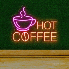 Hot Coffee Neon Sign: Brighten Your Space with Warmth - NeonXpert