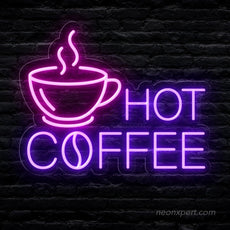 Hot Coffee Neon Sign: Brighten Your Space with Warmth - NeonXpert