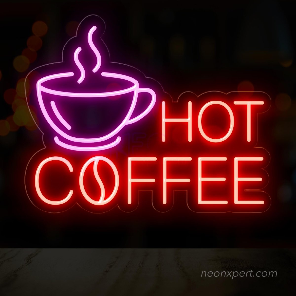 Hot Coffee Neon Sign: Brighten Your Space with Warmth - NeonXpert