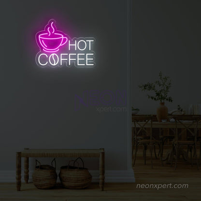 Hot Coffee Neon Sign: Brighten Your Space with Warmth - NeonXpert