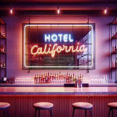 Hotel California Neon Sign – Retro Vibes for Your Space - NeonXpert