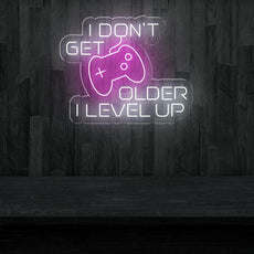 I Don't Get Older I Level Up - Game Room Neon Sign Decor - NEONXPERT