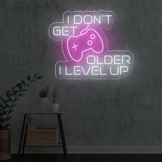 I Don't Get Older I Level Up - Game Room Neon Sign Decor - NEONXPERT