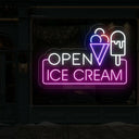 Ice Cream Open Neon Sign: Tempting Displays for Your Ice Cream Shop! - NEONXPERT