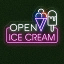 Ice Cream Open Neon Sign: Tempting Displays for Your Ice Cream Shop! - NEONXPERT