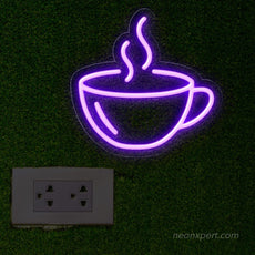 Indulge in Coffee Delight with the Coffee Cup Neon Sign - NeonXpert