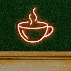 Indulge in Coffee Delight with the Coffee Cup Neon Sign - NeonXpert