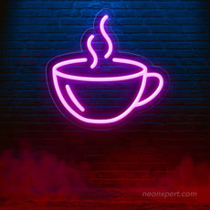 Indulge in Coffee Delight with the Coffee Cup Neon Sign - NeonXpert