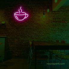 Indulge in Coffee Delight with the Coffee Cup Neon Sign - NeonXpert