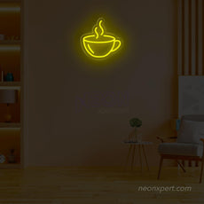 Indulge in Coffee Delight with the Coffee Cup Neon Sign - NeonXpert