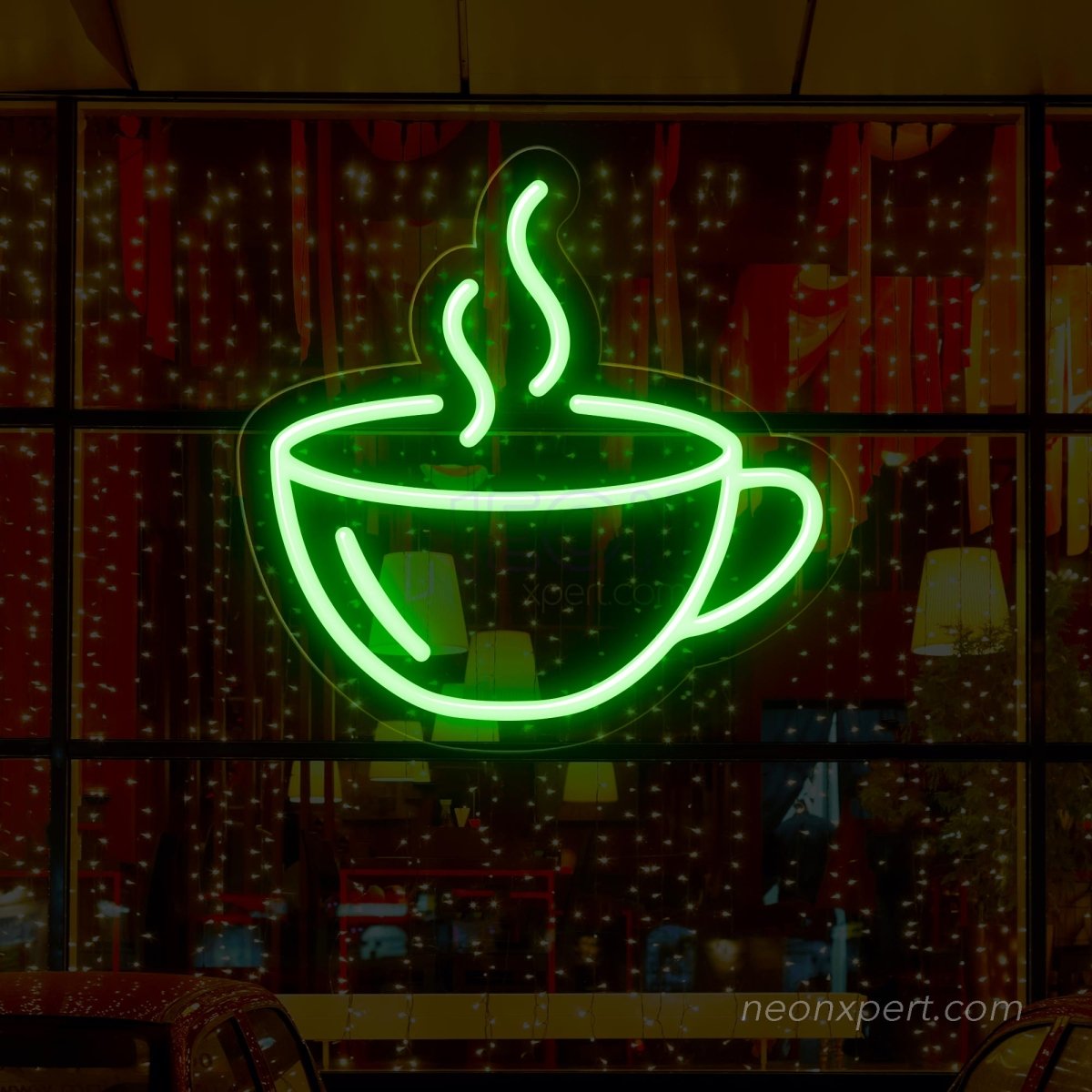 Indulge in Coffee Delight with the Coffee Cup Neon Sign - NeonXpert