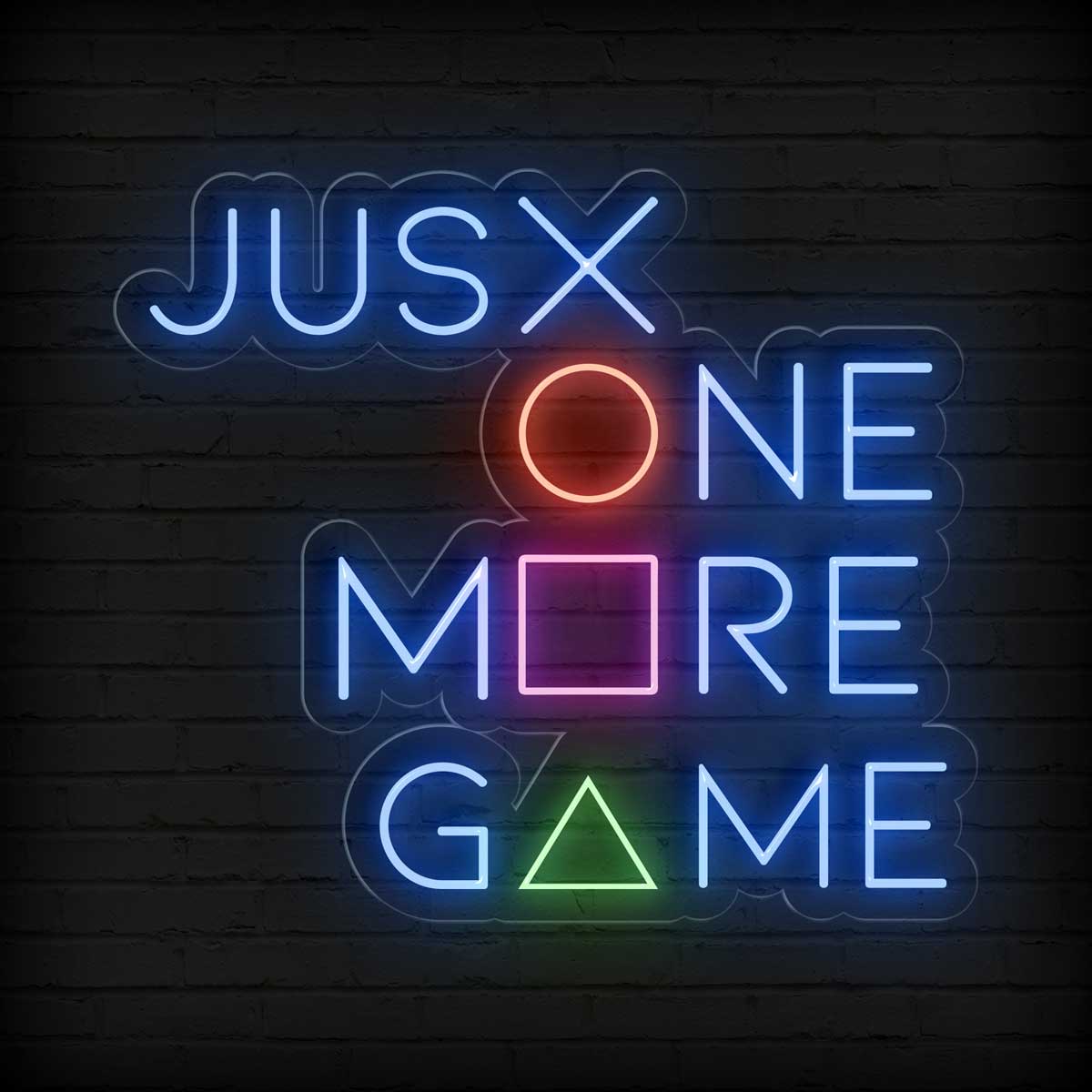Just One More Game Neon Sign | Led Light Decor For Game Room - NEONXPERT