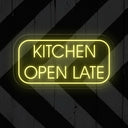 Kitchen Open Late LED Neon Sign: Illuminate Your Space - NEONXPERT