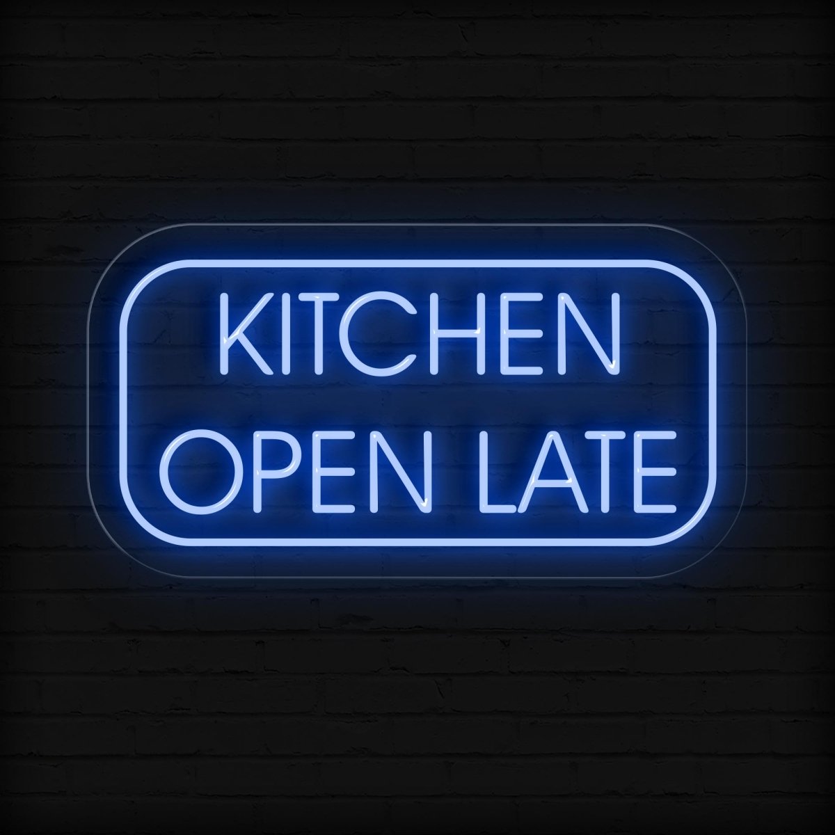 Kitchen Open Late LED Neon Sign: Illuminate Your Space - NEONXPERT