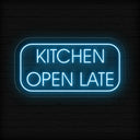 Kitchen Open Late LED Neon Sign: Illuminate Your Space - NEONXPERT
