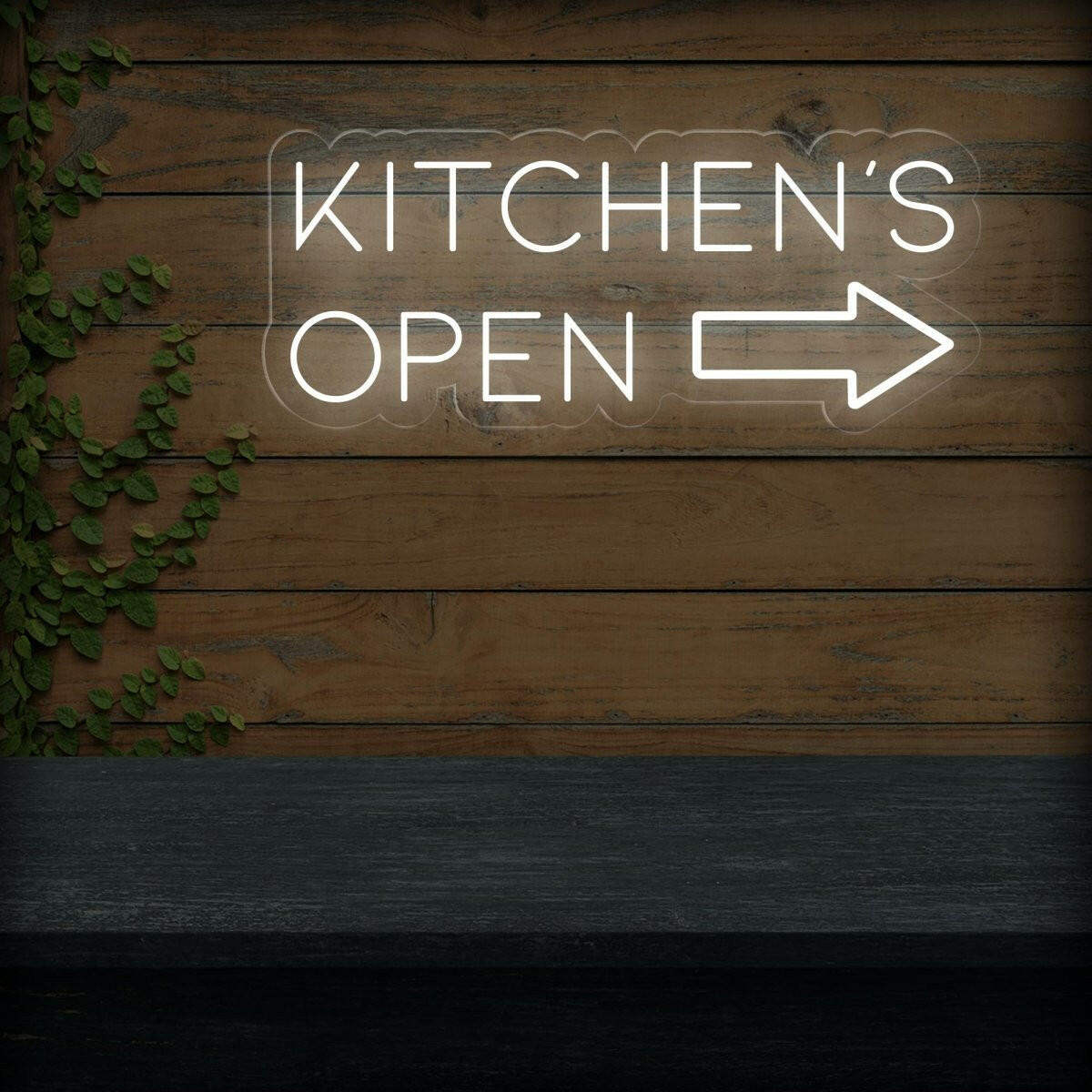 Kitchen's Open LED Neon Sign - Illuminate Your Space - NEONXPERT