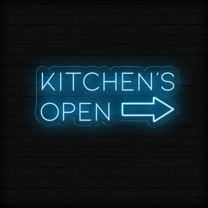 Kitchen's Open LED Neon Sign - Illuminate Your Space - NeonXpert