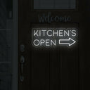Kitchen's Open LED Neon Sign - Illuminate Your Space - NEONXPERT