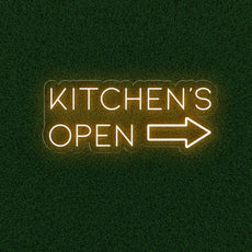 Kitchen's Open LED Neon Sign - Illuminate Your Space - NEONXPERT