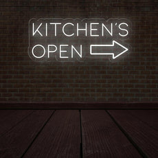 Kitchen's Open LED Neon Sign - Illuminate Your Space - NEONXPERT