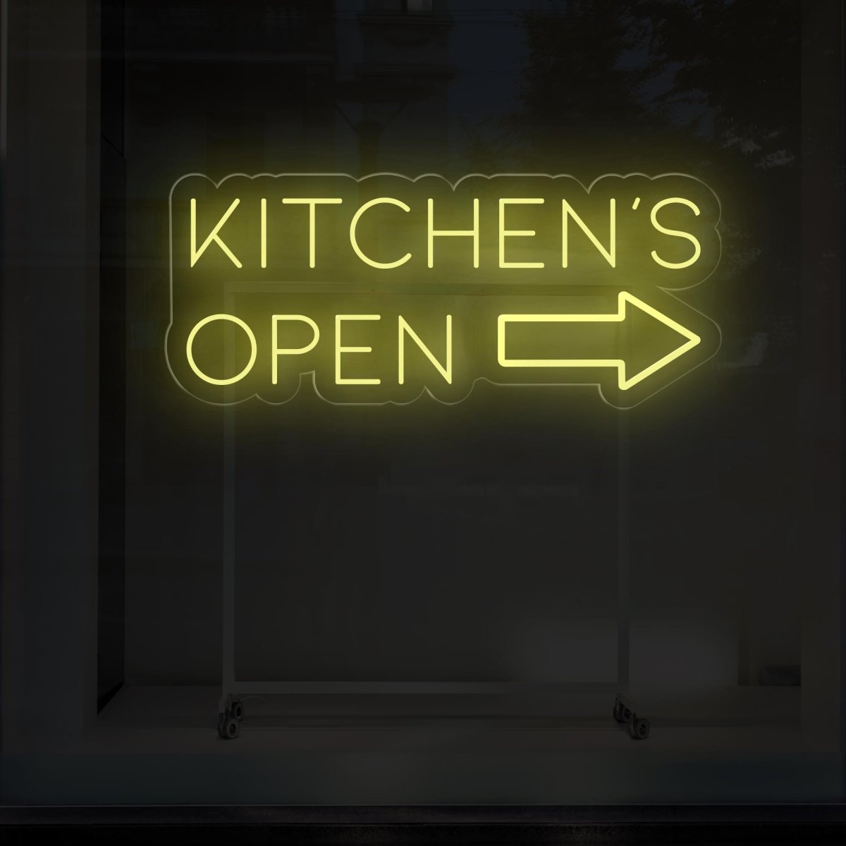 Kitchen's Open LED Neon Sign - Illuminate Your Space - NEONXPERT