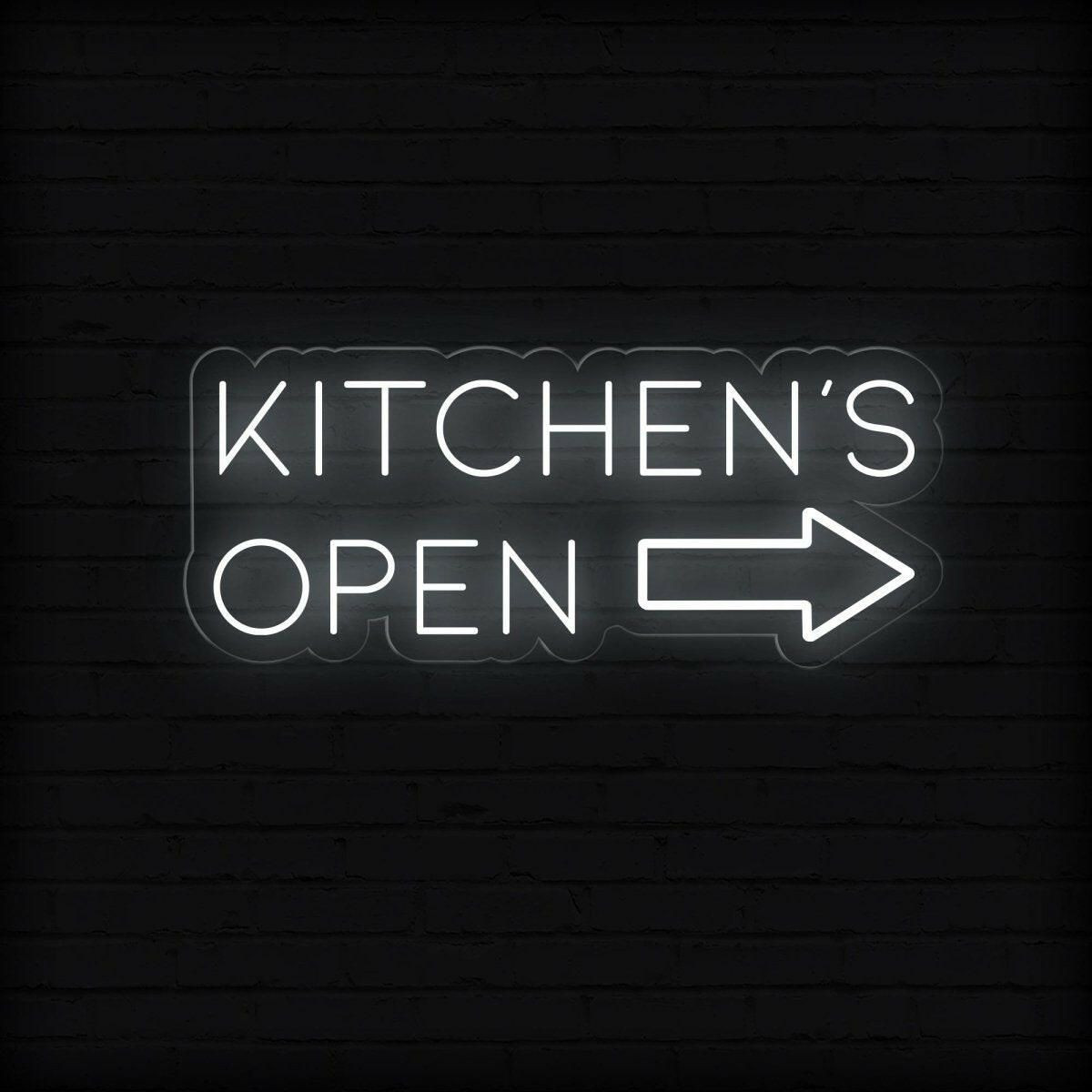 Kitchen's Open LED Neon Sign - Illuminate Your Space - NEONXPERT