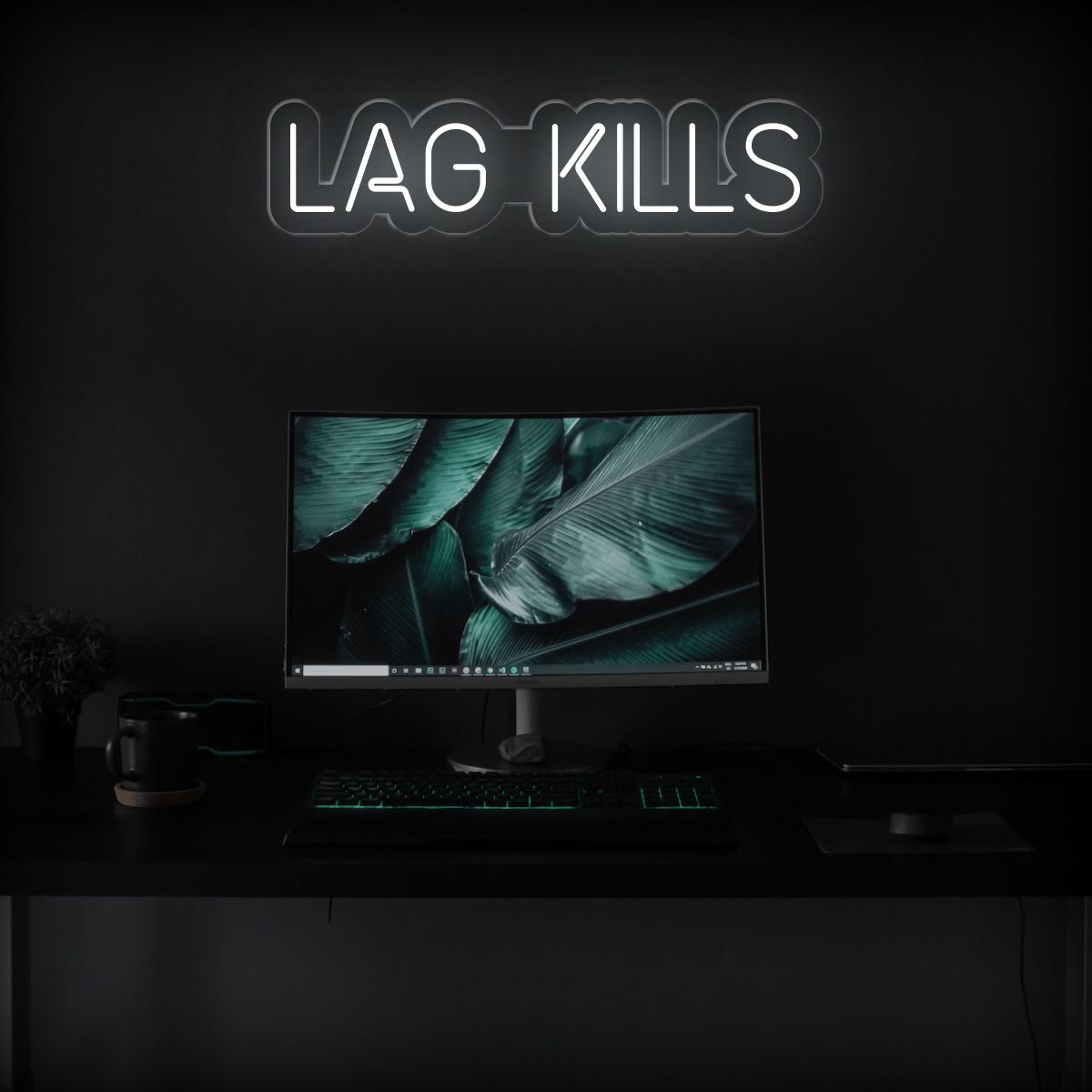 Lag Kills - Funny Game Room Neon Sign - NEONXPERT