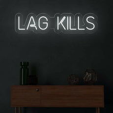 Lag Kills - Funny Game Room Neon Sign - NEONXPERT