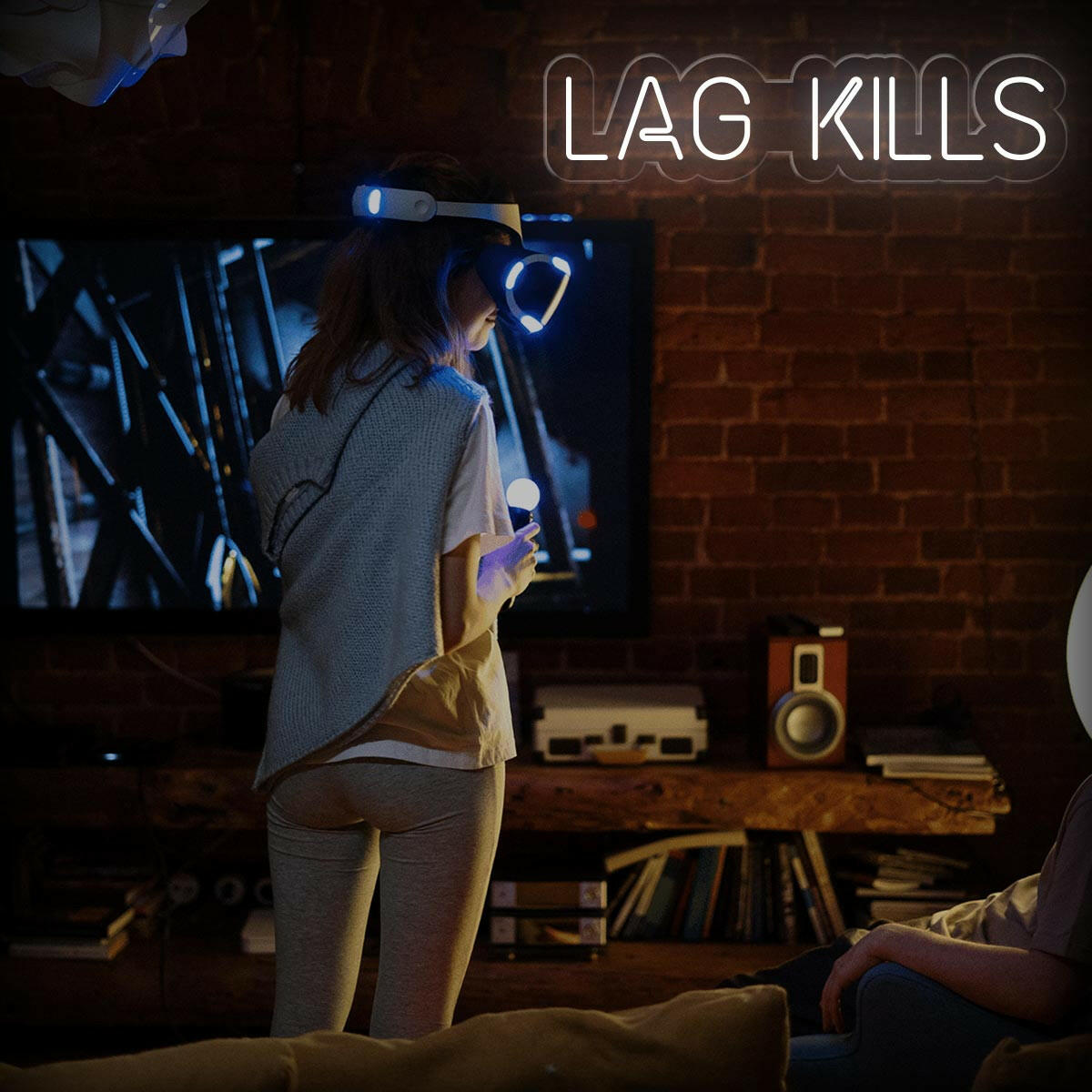 Lag Kills - Funny Game Room Neon Sign - NEONXPERT