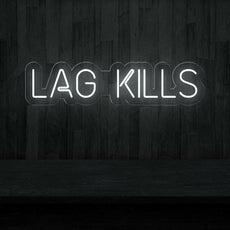 Lag Kills - Funny Game Room Neon Sign - NEONXPERT