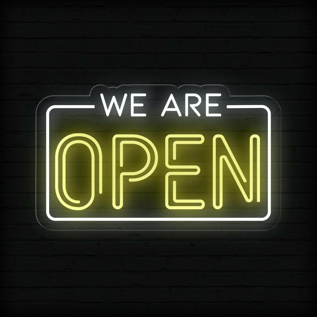 LED We Are Open Neon Sign | Business Window Signage - NeonXpert