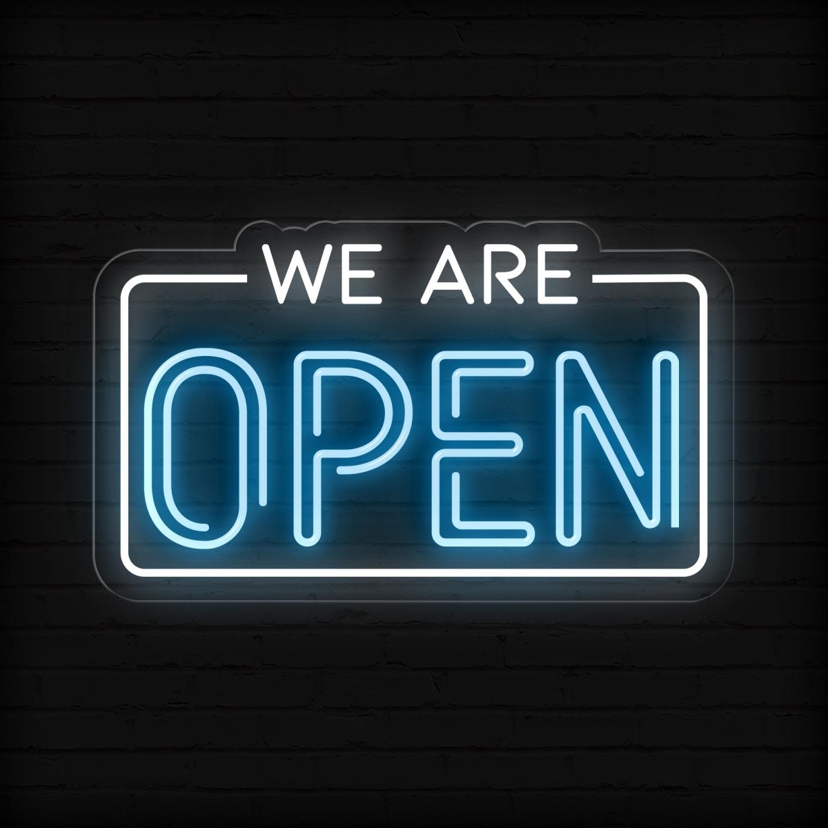 LED We Are Open Neon Sign | Business Window Signage - NEONXPERT