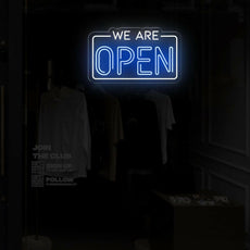 LED We Are Open Neon Sign | Business Window Signage - NEONXPERT