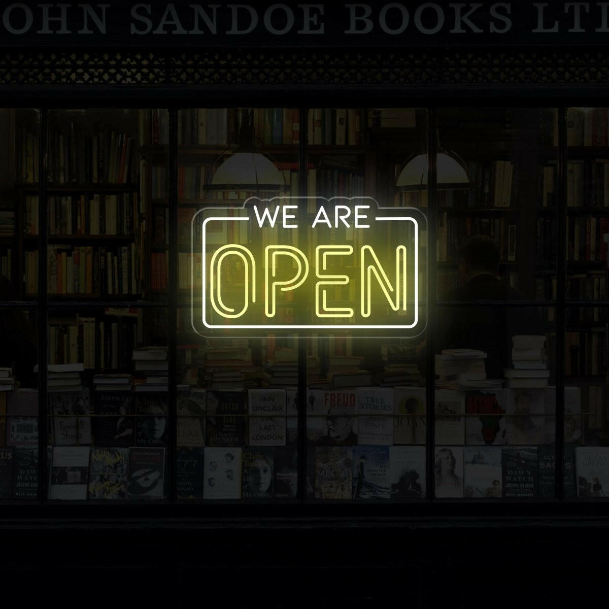 LED We Are Open Neon Sign | Business Window Signage - NEONXPERT