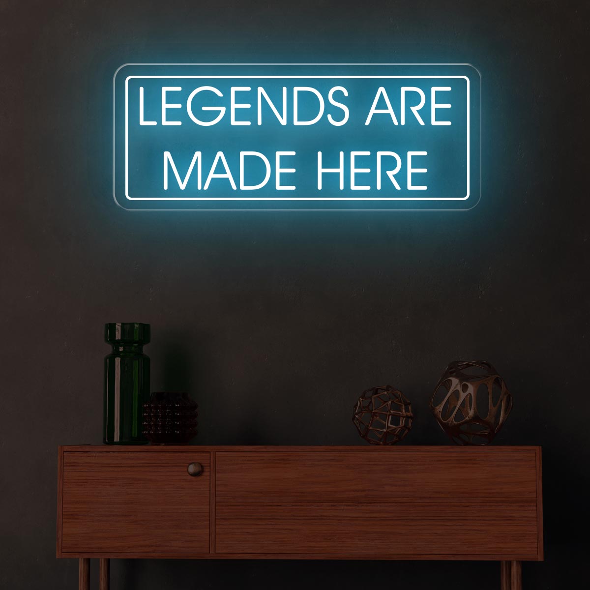 Legends Are Made Here | Motivational Game Room Neon Sign - NEONXPERT