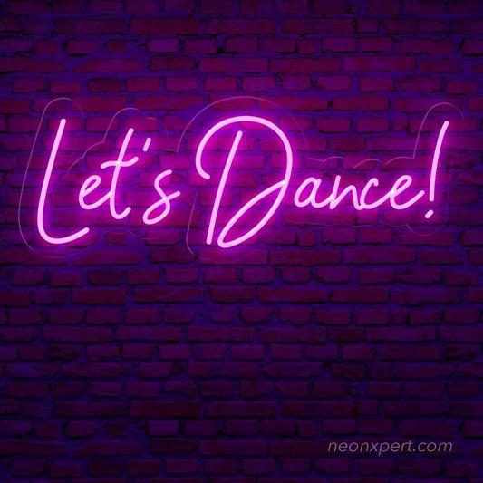 Let's Dance LED Neon Sign - Party Energizer | Vibrant Dance Decor - NeonXpert