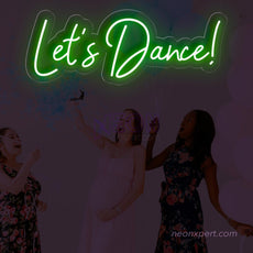 Let's Dance LED Neon Sign - Party Energizer | Vibrant Dance Decor - NeonXpert