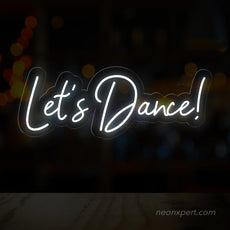 Let's Dance LED Neon Sign - Party Energizer | Vibrant Dance Decor - NeonXpert